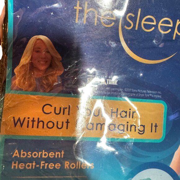 The Sleep Styler Large Curlers Heat-Free Marshmallow Soft Memory Foam For Long/T - Picture 5 of 9